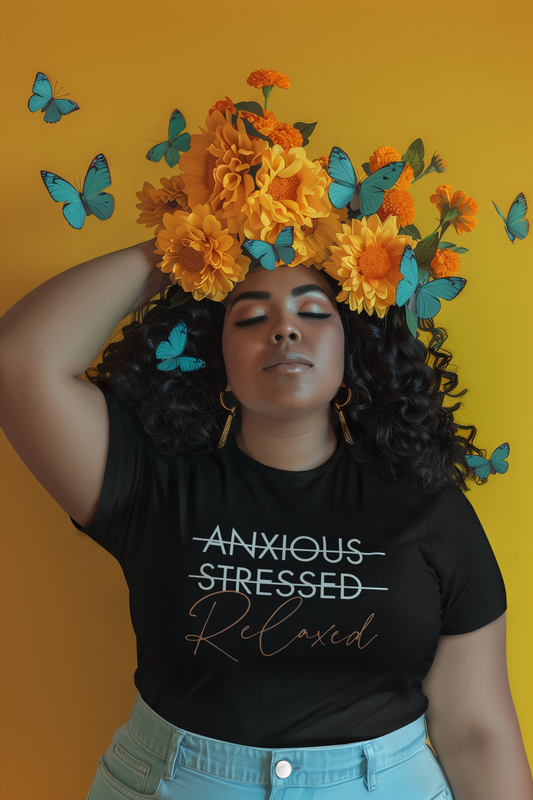 Anxious Relaxed Tee Black