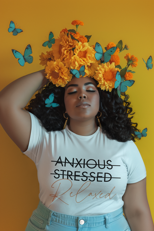 Anxious Relaxed Tee White